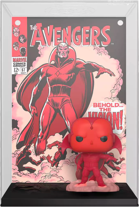 Funko Pop! Comic Covers - Marvel - Vision Avengers #57 - Pop Basement