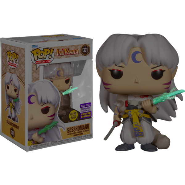 Funko Pop! Inuyasha - Sesshomaru Glow in the Dark #1301 (2023 Summer Convention Exclusive) - Pop Basement