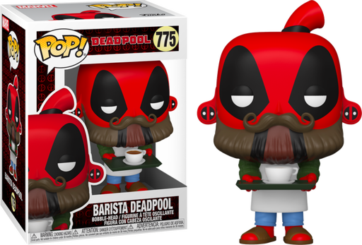 Funko Pop! Deadpool - Barista Deadpool 30th Anniversary #775 - Pop Basement