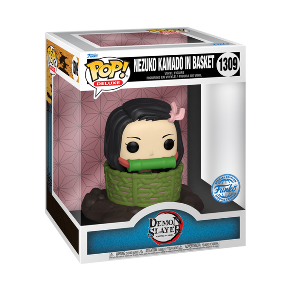 Funko Pop! Demon Slayer - Nezuko Kamado in Basket Deluxe #1309 - Pop Basement