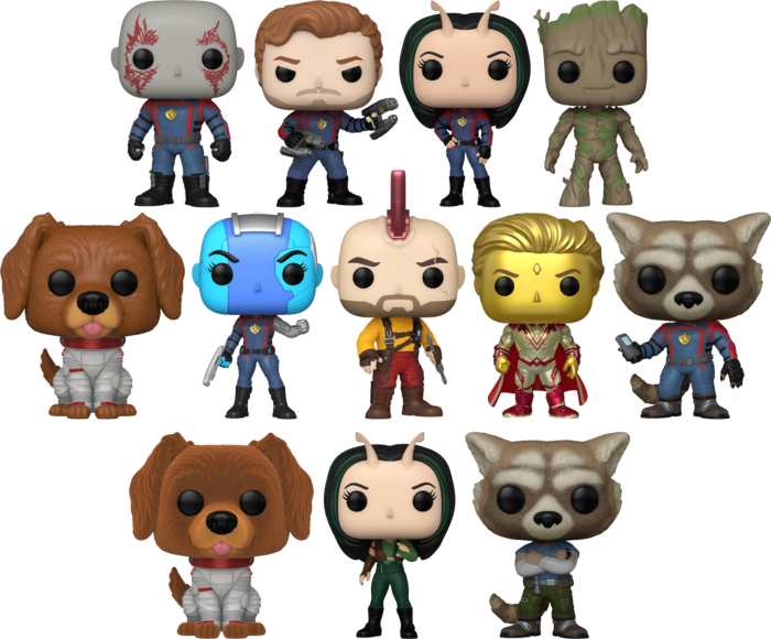 Funko Pop! Guardians of the Galaxy Vol. 3 - Face The Music - Bundle (Set of 12) - Pop Basement