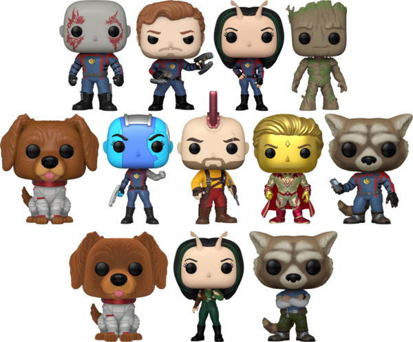 Funko Pop! Guardians of the Galaxy Vol. 3 - Face The Music - Bundle (Set of 12) - Pop Basement