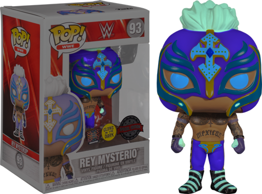 Funko Pop! WWE - Rey Mysterio Glow in the Dark #93 - Pop Basement