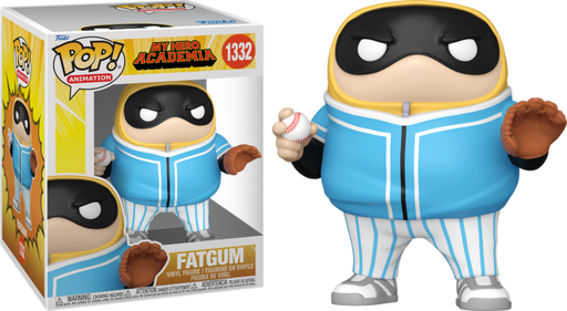 Funko Pop! My Hero Academia - Fatgum Hero League Baseball 6" Super Sized #1332 - Pop Basement