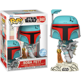 Funko Pop!  Star Wars - Retro Reimagined Boba Fett Disney 100th #660 - Pop Basement