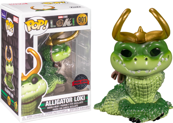 Funko Pop! Loki (2021) - Alligator Loki #901 - Pop Basement