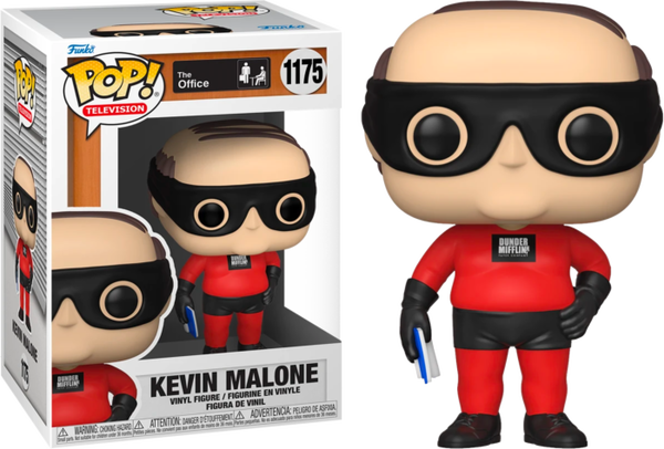 Funko Pop! The Office - Kevin Malone as Dunder Mifflin Superhero #1175 - Pop Basement