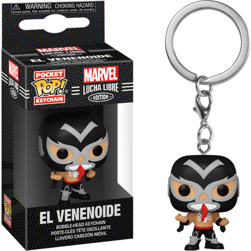 Funko Pocket Pop! Keychain - Marvel: Lucha Libre Edition - El Venenoide Venom - Pop Basement