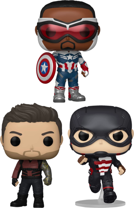 Funko Pop! The Falcon and the Winter Soldier - In Sam We Trust - Bundle (Set of 3) - Pop Basement
