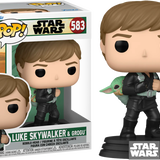 Funko Pop! Star Wars: The Book of Boba Fett - Luke Skywalker & Grogu #583 - Pop Basement