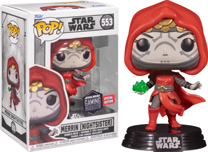 Funko Pop! Star Wars: Gaming Greats - Imperial Rocket Trooper, Merrin, ARC Umbra Trooper & Proxy Glow in the Dark - Bundle (Set of 4) - Pop Basement