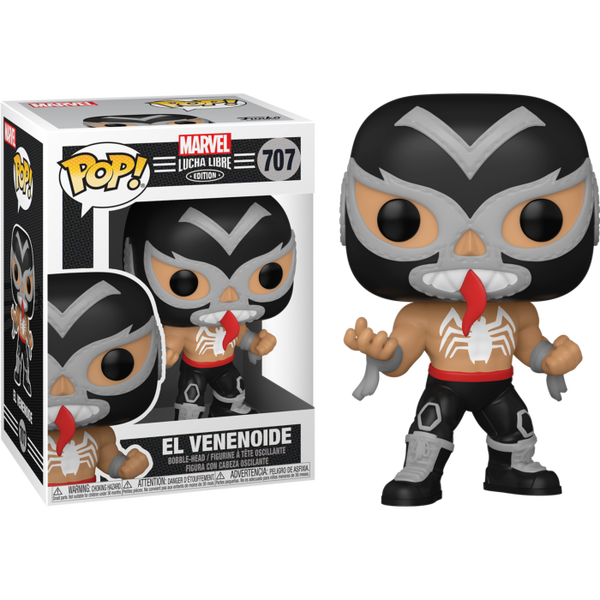 Funko Pop! Marvel: Lucha Libre Edition - El Venenoide Venom #707 - Pop Basement