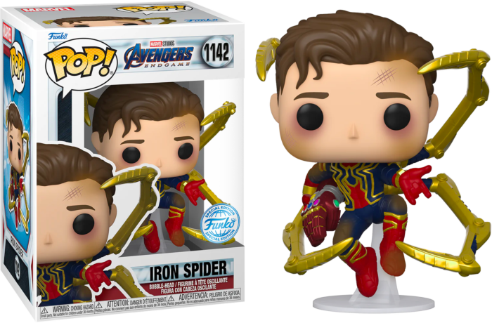 Funko Pop! Avengers 4: Endgame - Iron Spider Unmasked #1142 - Pop Basement
