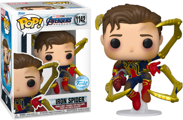 Funko Pop! Avengers 4: Endgame - Iron Spider Unmasked #1142 - Pop Basement