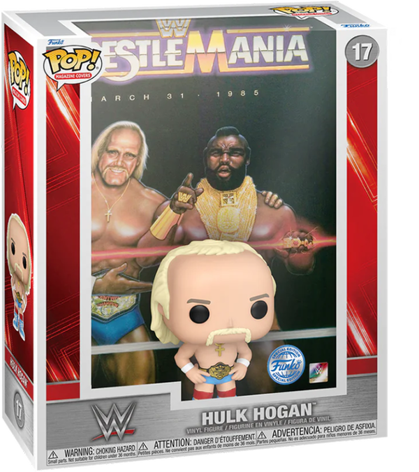 Funko Pop! Magazine Covers - WWE - Hulk Hogan WrestleMania I #17 - Pop Basement