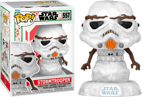 Funko Pop! Star Wars: Holiday - Stormtrooper Snowman #557 - Pop Basement