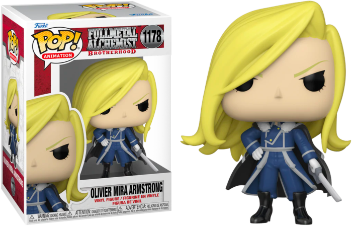 Funko Pop! Fullmetal Alchemist: Brotherhood - Olivier Mira Armstrong #1178 - Pop Basement