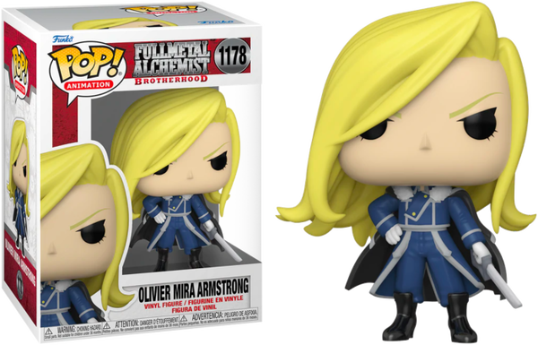 Funko Pop! Fullmetal Alchemist: Brotherhood - Olivier Mira Armstrong #1178 - Pop Basement