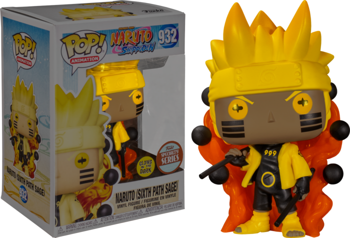Funko Pop! Naruto: Shippuden - Naruto Six Path Sage Mode Glow in the Dark #932 - Pop Basement