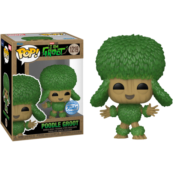 Funko Pop! I Am Groot (2022) - Poodle Groot Earth Day 2023 #1219 - Pop Basement