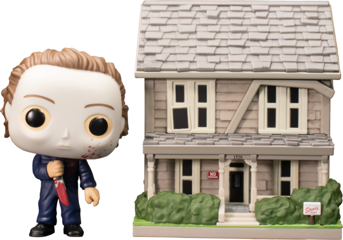 Funko Pop! Town - Halloween - Michael Myers Blood Splattered with Myers House - Pop Basement