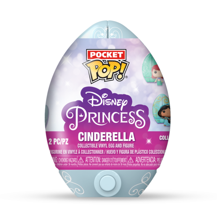 Funko Pop! Disney Princess - Pocket Pop! Vinyl Figure in Easter Egg (Display of 12 Units) - Pop Basement