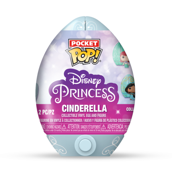 Funko Pop! Disney Princess - Pocket Pop! Vinyl Figure in Easter Egg (Display of 12 Units) - Pop Basement