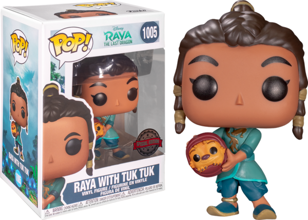 Funko Pop! Raya and the Last Dragon - Young Raya with Baby Tuk Tuk #1005 - Pop Basement