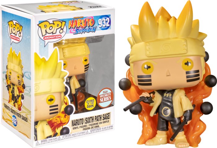 Funko Pop! Naruto: Shippuden - Naruto Six Path Sage Mode Glow in the Dark #932 - Pop Basement
