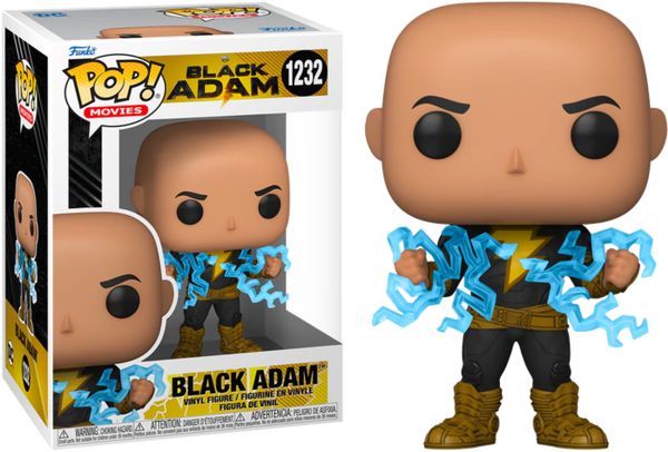 Funko Pop! Black Adam (2022) - Black Adam with Lightning #1232 - Chase Chance - Pop Basement