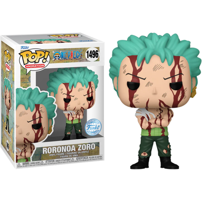 Funko Pop! One Piece - Roronoa Zoro (Nothing Happened) #1496 - Pop Basement