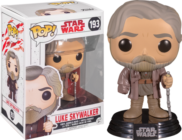 Funko Pop! Star Wars Episode VIII: The Last Jedi - Rey, Luke Skywalker, Chewbacca & BB-8 Rebel - 4-Pack - Pop Basement