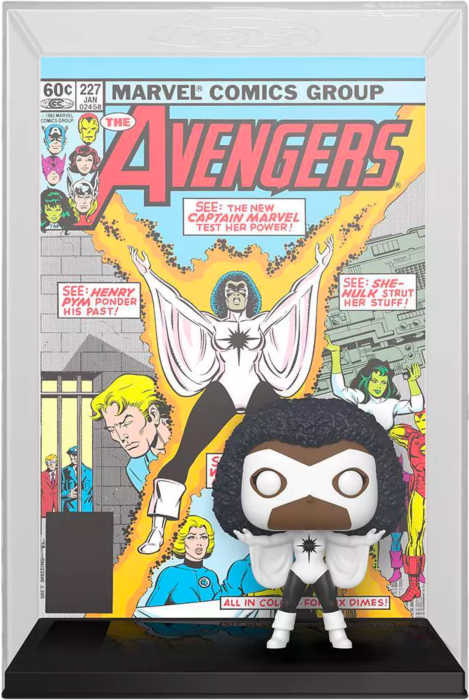 Funko Pop! Comic Covers - Marvel - Captain Marvel Monica Rambeau Avengers #227 - Pop Basement