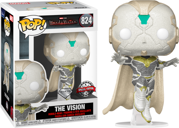 Funko Pop! WandaVision - The Vision Diamond Glitter #824 - Pop Basement