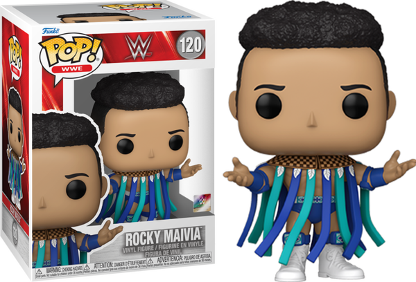 Funko Pop! WWE - Rocky Maivia (1996) #120 - Pop Basement