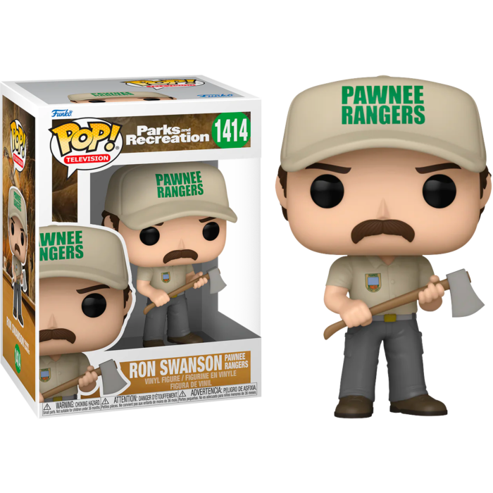 Funko Pop! Parks and Recreation - Ron Swanson (Pawnee Rangers) #1414 - Pop Basement