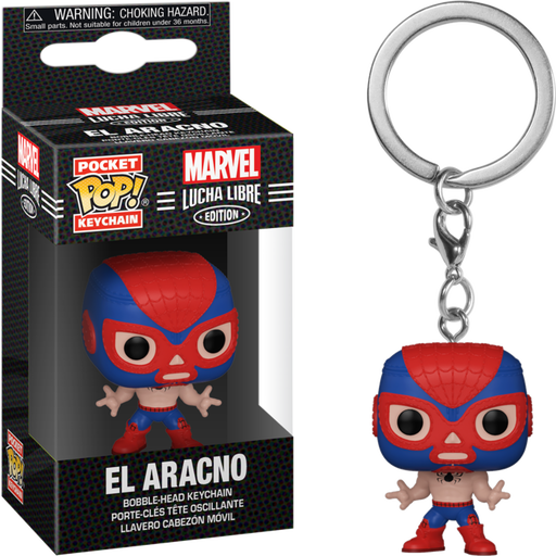 Funko Pocket Pop! Keychain - Marvel: Lucha Libre Edition - El Aracno Spider-Man - Pop Basement