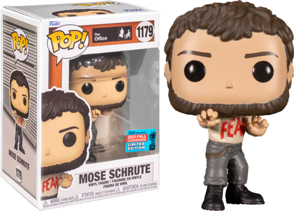 Funko Pop! The Office - Mose Schrute with fear shirt #1179 (2021 Fall Convention Exclusive) - Pop Basement