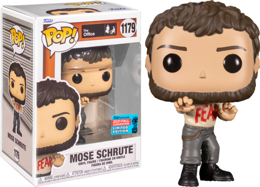 Funko Pop! The Office - Mose Schrute with fear shirt #1179 (2021 Fall Convention Exclusive) - Pop Basement