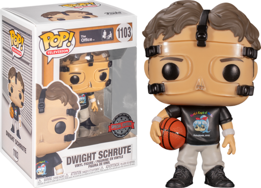 Funko Pop! The Office - Dwight Schrute Basketball #1103 - Chase Chance - Pop Basement