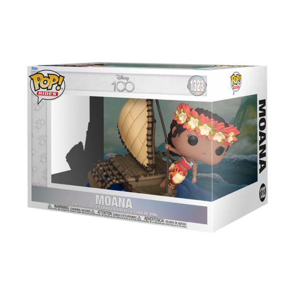 Funko Pop! Rides - Moana (2016) - Moana Disney 100th #1323 - Pop Basement