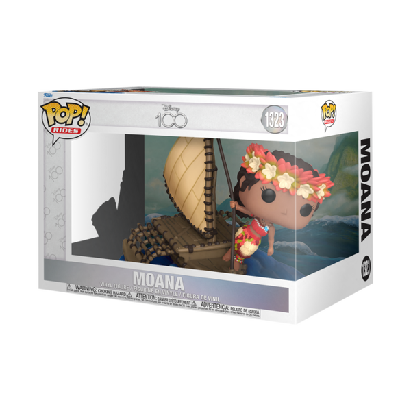 Funko Pop! Rides - Moana (2016) - Moana Disney 100th #1323 - Pop Basement