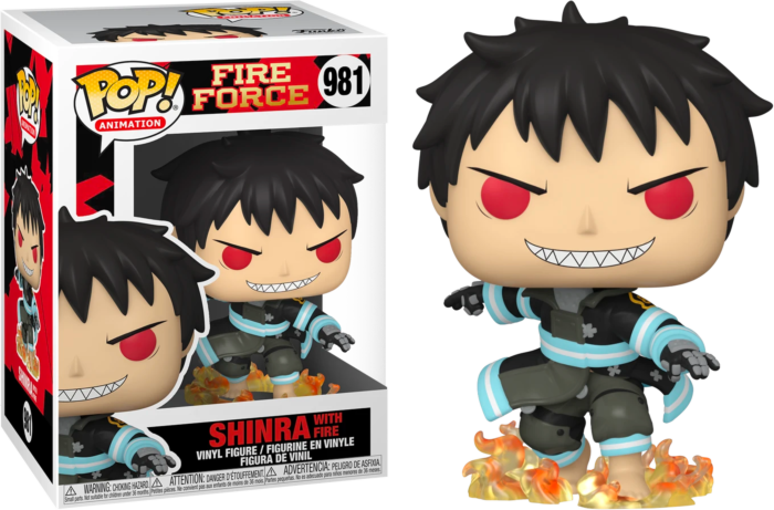 Funko Pop! Fire Force - Shinra with Fire #981 - Pop Basement