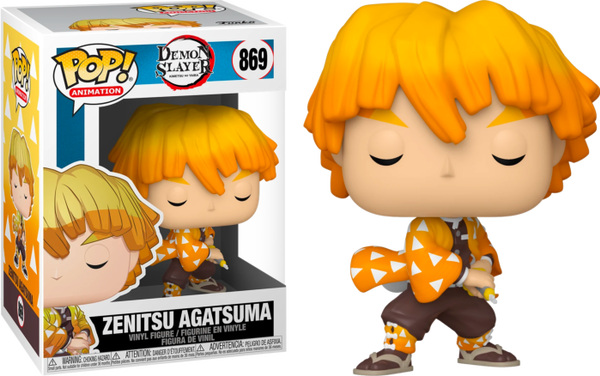 Funko Pop! Demon Slayer - Zenitsu Agatsuma #869 - Pop Basement