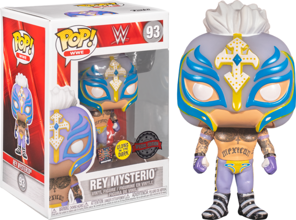 Funko Pop! WWE - Rey Mysterio Glow in the Dark #93 - Pop Basement