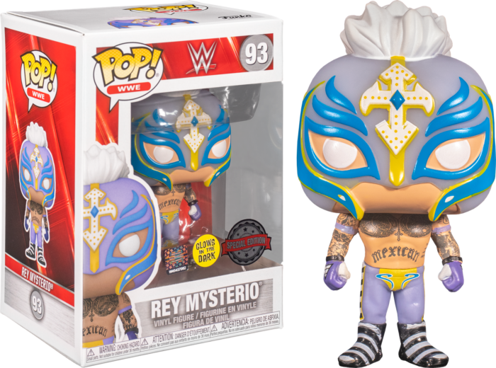 Funko Pop! WWE - Rey Mysterio Glow in the Dark #93 - Pop Basement