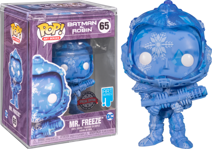 Funko Pop! Batman & Robin (1997) - Mr. Freeze Artist Series with Pop! Protector #65 - Pop Basement