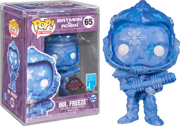 Funko Pop! Batman & Robin (1997) - Mr. Freeze Artist Series with Pop! Protector #65 - Pop Basement