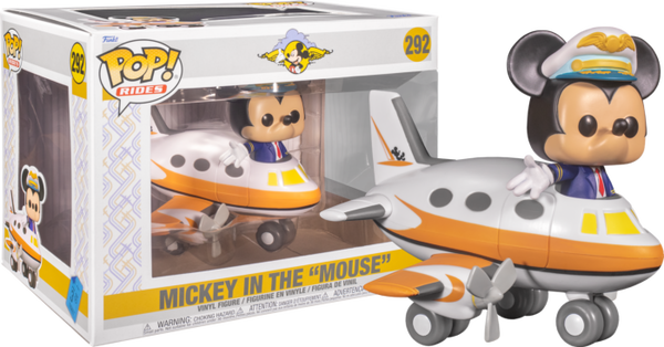 Funko Pop! Rides - Disney - Mickey in the "Mouse" Plane #292 - Pop Basement