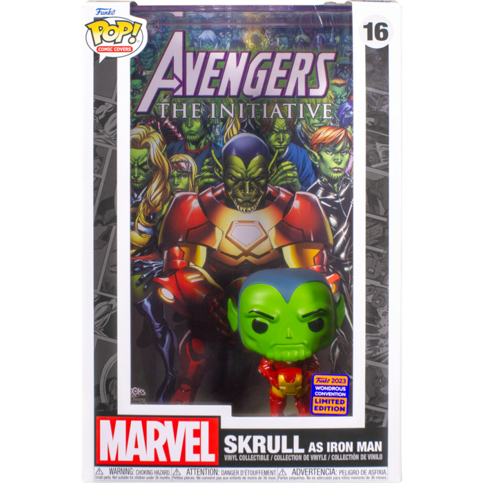 Funko Pop! Comic Covers - Avengers: The Initiative - Skrull As Iron Man Issue #15 (2023 Wondrous Convention Exclusive) - Pop Basement